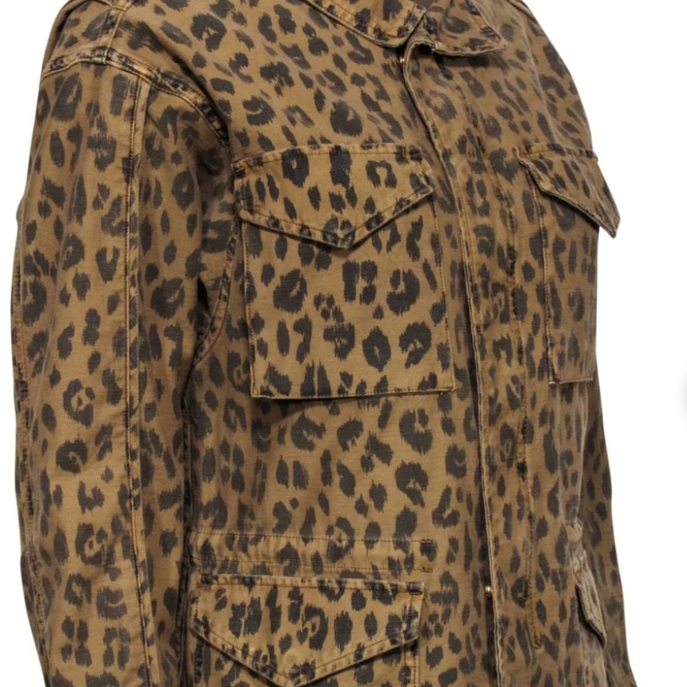 Frame Leopard cargo jacket, size S. - Picture 2 of 7